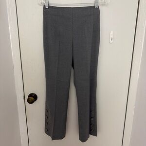 Club Monaco Linnzie Crop Kick Flare Tailored Pant - NWOT 00 Grey